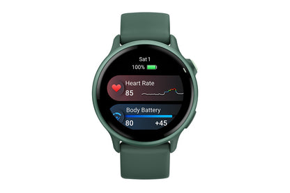 Garmin Vivoactive 6 Smart Sports Watch (Metallic Jasper Green/Jasper Green Band, 42mm)