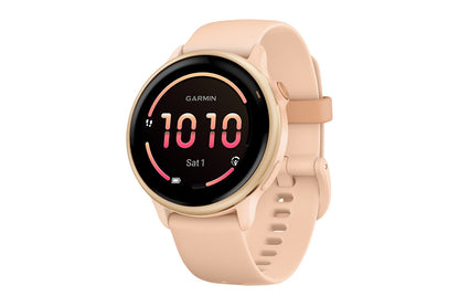 Garmin Vivoactive 6 Smart Sports Watch (Metallic Pink Dawn/Pink Dawn Band, 42mm)