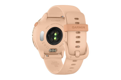 Garmin Vivoactive 6 Smart Sports Watch (Metallic Pink Dawn/Pink Dawn Band, 42mm)