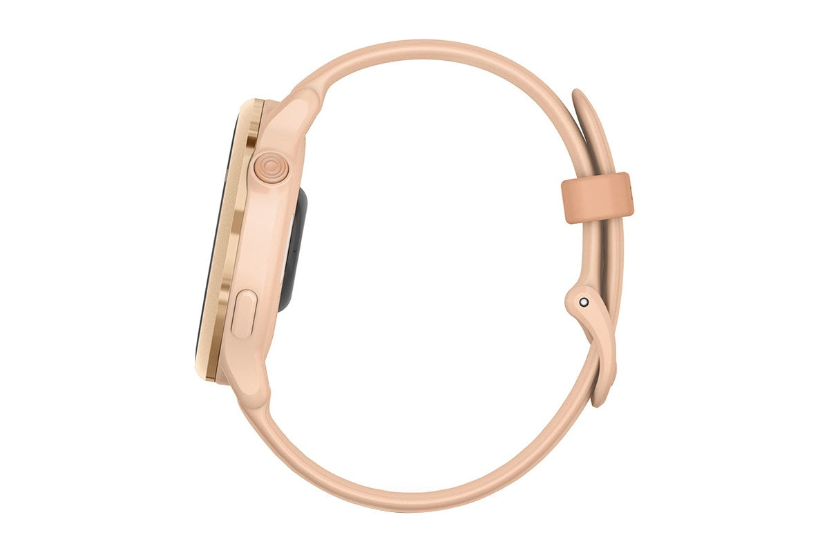 Garmin Vivoactive 6 Smart Sports Watch (Metallic Pink Dawn/Pink Dawn Band, 42mm)
