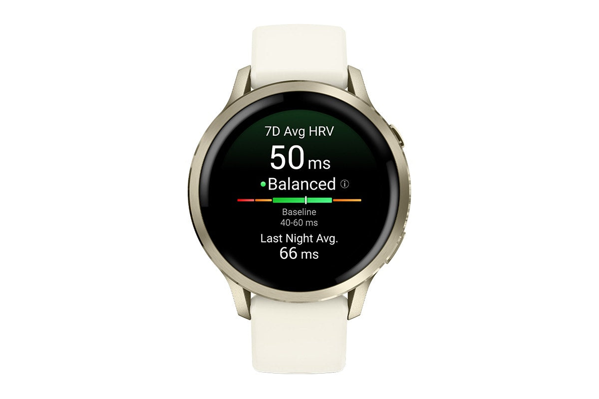 Garmin Venu 4 Smart Sports Watch (Lunar Gold/Bone, 41mm)