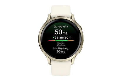 Garmin Venu 4 Smart Sports Watch (Lunar Gold/Bone, 41mm)