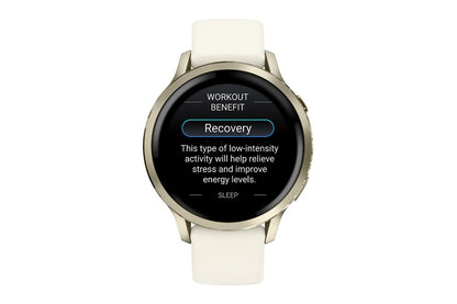 Garmin Venu 4 Smart Sports Watch (Lunar Gold/Bone, 41mm)