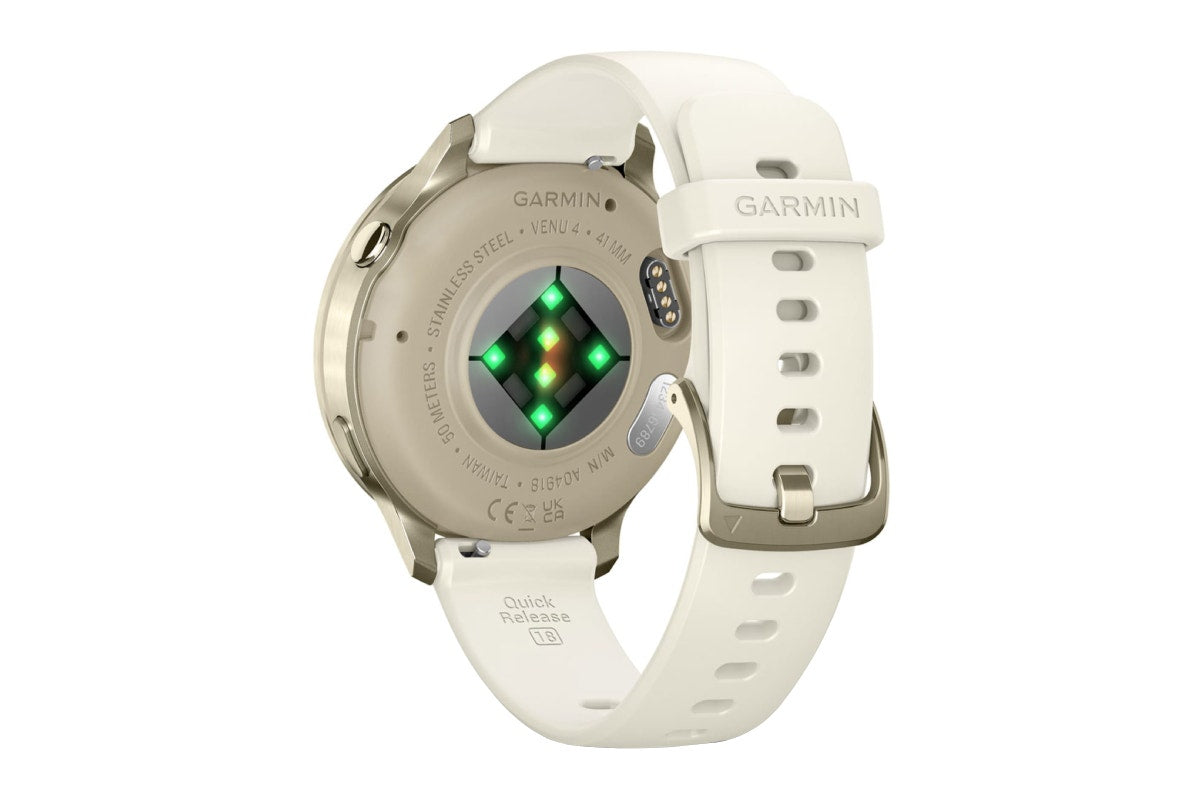 Garmin Venu 4 Smart Sports Watch (Lunar Gold/Bone, 41mm)