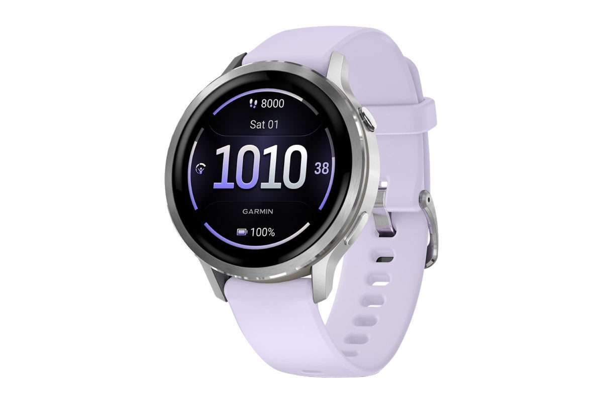 Garmin Venu 4 Smart Sports Watch (Silver/Periwinkle, 41mm)