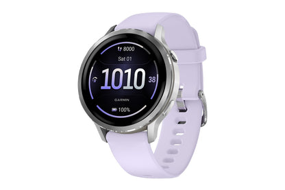 Garmin Venu 4 Smart Sports Watch (Silver/Periwinkle, 41mm)