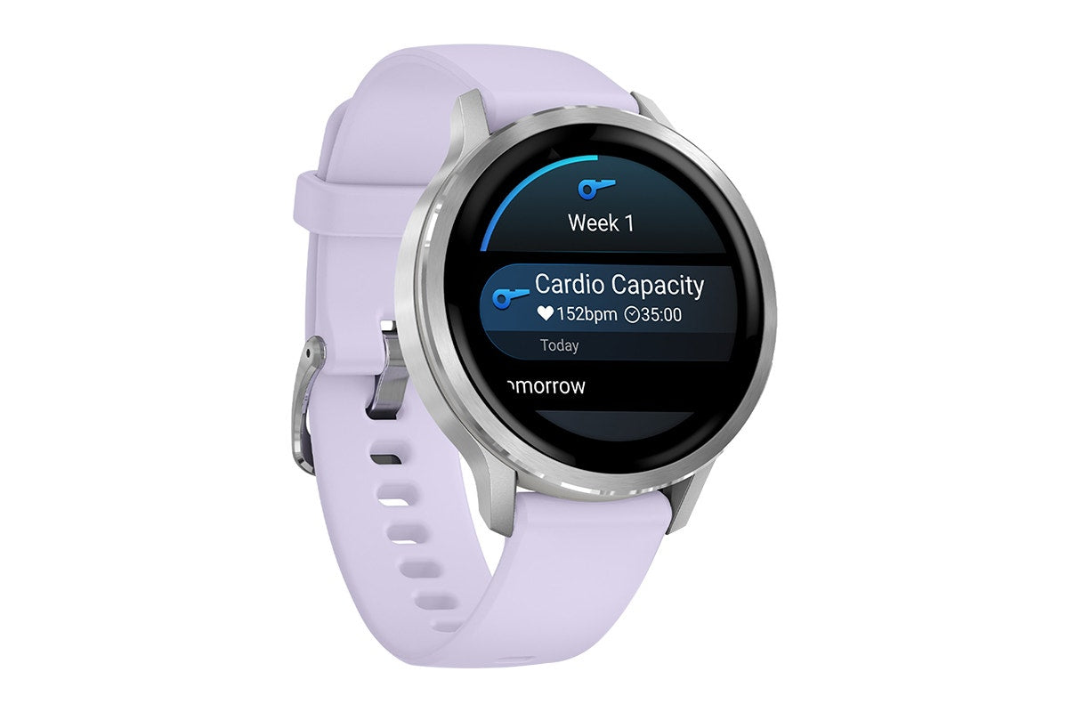 Garmin Venu 4 Smart Sports Watch (Silver/Periwinkle, 41mm)