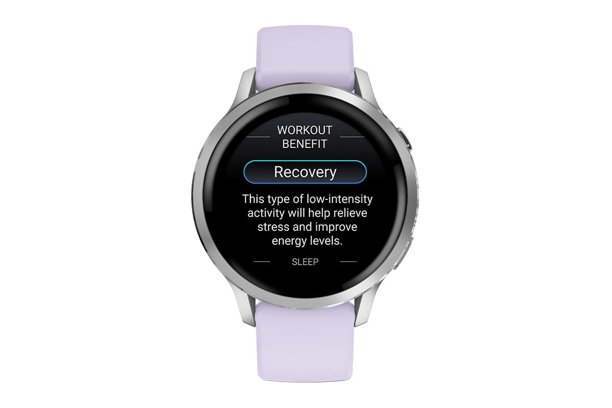 Garmin Venu 4 Smart Sports Watch (Silver/Periwinkle, 41mm)