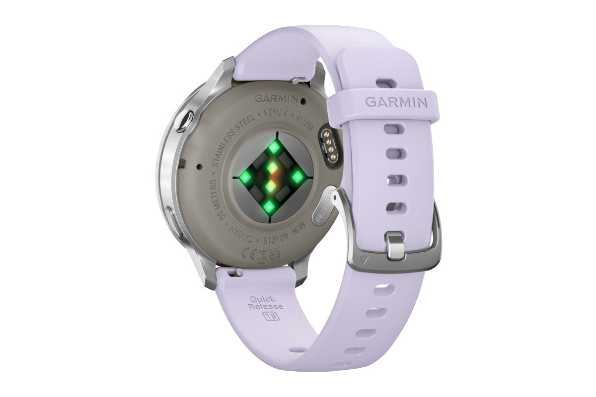 Garmin Venu 4 Smart Sports Watch (Silver/Periwinkle, 41mm)