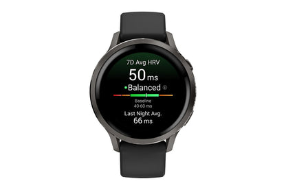 Garmin Venu 4 Smart Sports Watch (Slate/Black, 41mm)