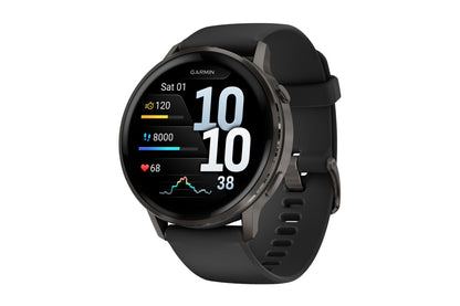 Garmin Venu 4 Smart Sports Watch (Slate/Black, 45mm)