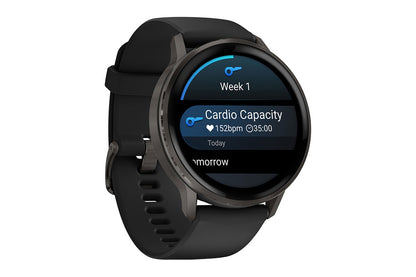 Garmin Venu 4 Smart Sports Watch (Slate/Black, 45mm)