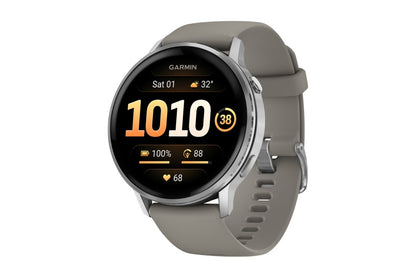 Garmin Venu 4 Smart Sports Watch (Silver/Silver Grey, 45mm)