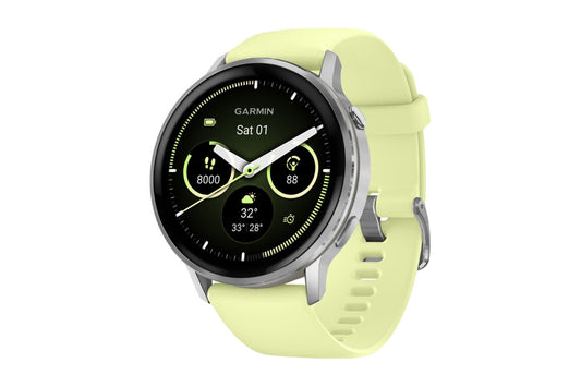 Garmin Venu 4 Smart Sports Watch (Silver/Citron, 45mm)