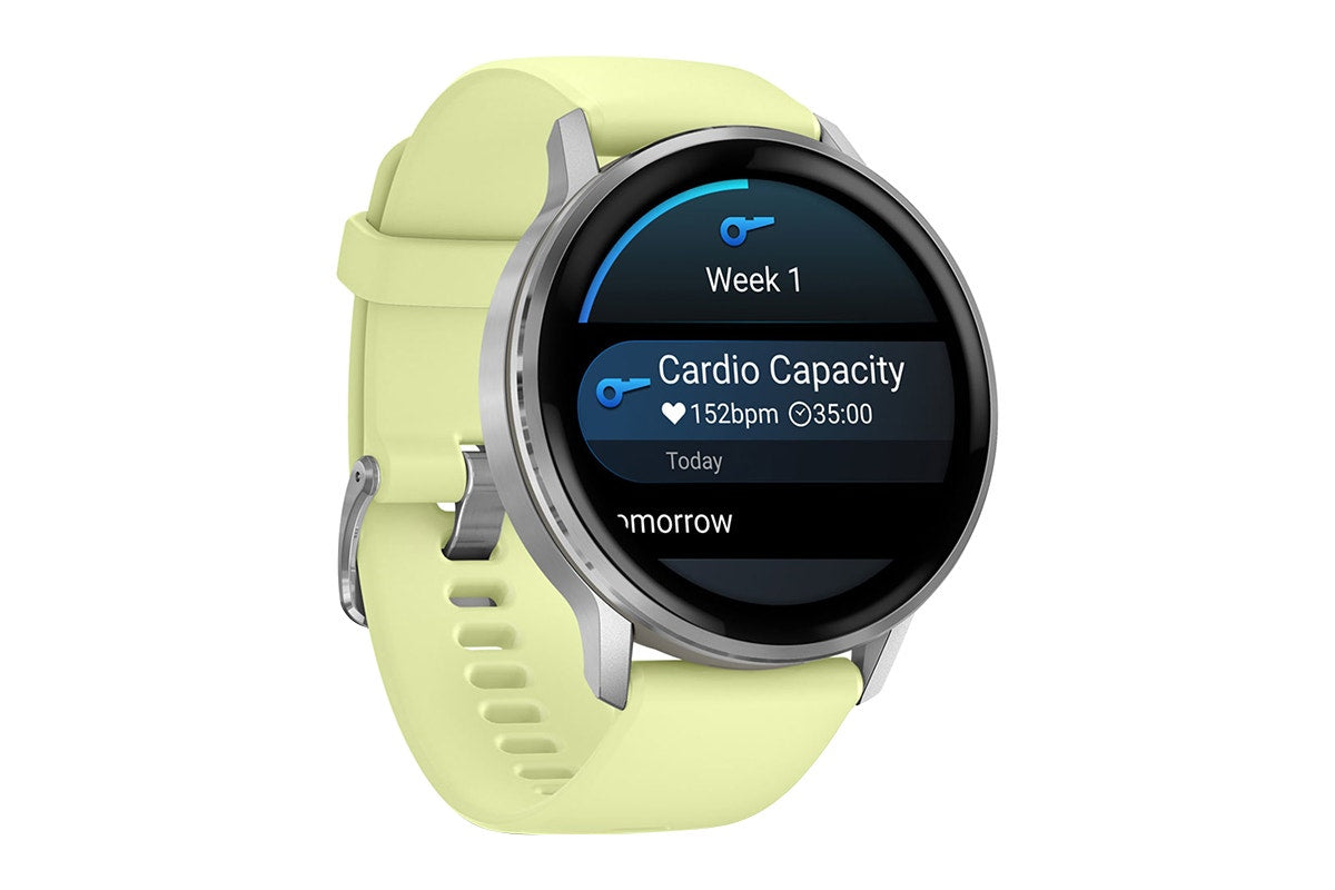 Garmin Venu 4 Smart Sports Watch (Silver/Citron, 45mm)