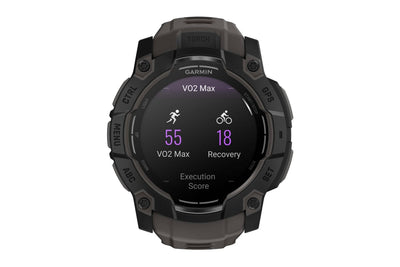 Garmin Instinct 3 AMOLED Smart Sports Watch - Black with Charcoal Band; 50mm