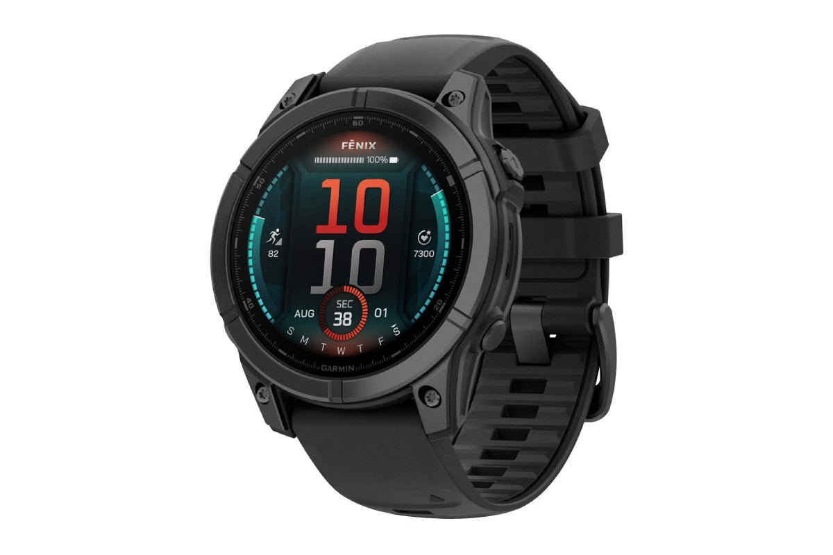 Garmin Fenix E Smart Sports Watch (Slate Grey/Black Band, 47mm)