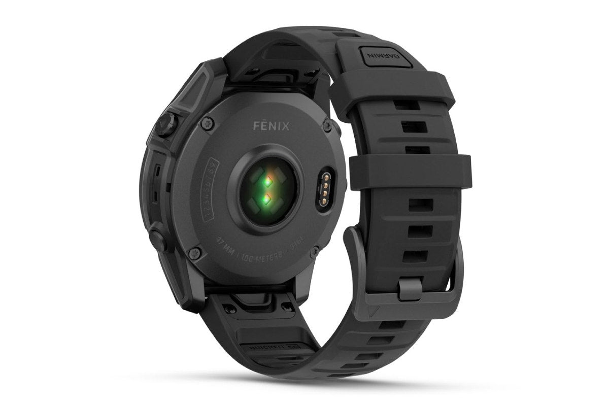 Garmin Fenix E Smart Sports Watch (Slate Grey/Black Band, 47mm)