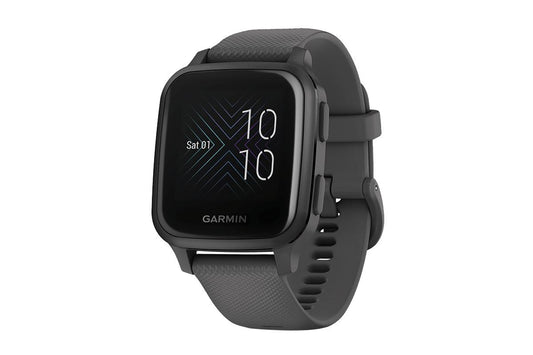 Garmin Venu Sq (Slate Aluminium Bezel with Shadow Grey Case and Silicone Band)