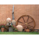 Gardeon Garden Decor Outdoor Ornament 2X Wooden Wagon Wheel – view 7