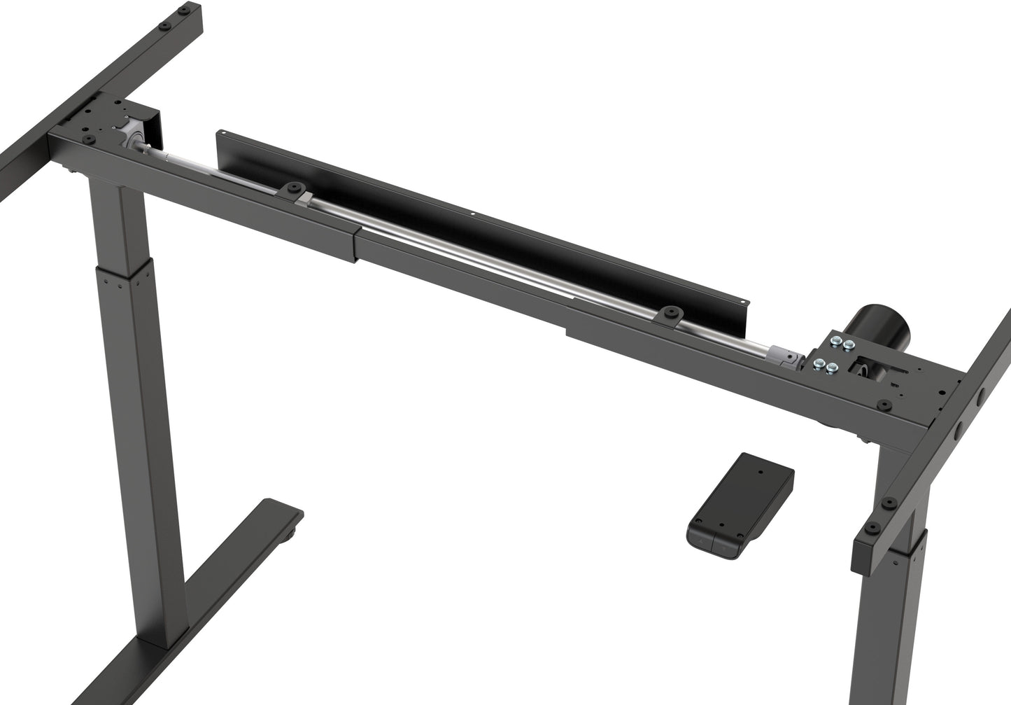 Gorilla Gaming Electric Standing Desk Height Adjustable Dual Motor with Mouse Pad Surface 120 x 60cm - Black