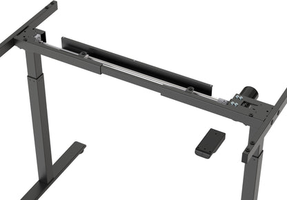 Gorilla Gaming Electric Standing Desk Height Adjustable Dual Motor with Mouse Pad Surface 120 x 60cm - Black