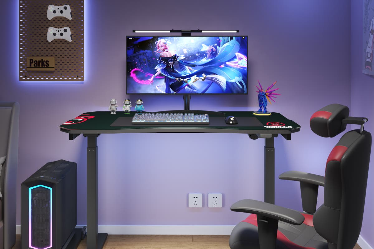 Gorilla Gaming Height Adjustable Gaming Desk