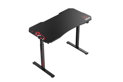 Gorilla Gaming Electric Standing Desk Height Adjustable Dual Motor with Mouse Pad Surface 120 x 60cm - Black