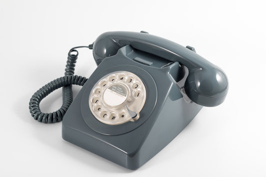 GPO RETRO GPO 746 ROTARY TELEPHONE - GREY | Auzzi Store