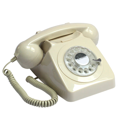 GPO RETRO GPO 746 ROTARY TELEPHONE - IVORY | Auzzi Store