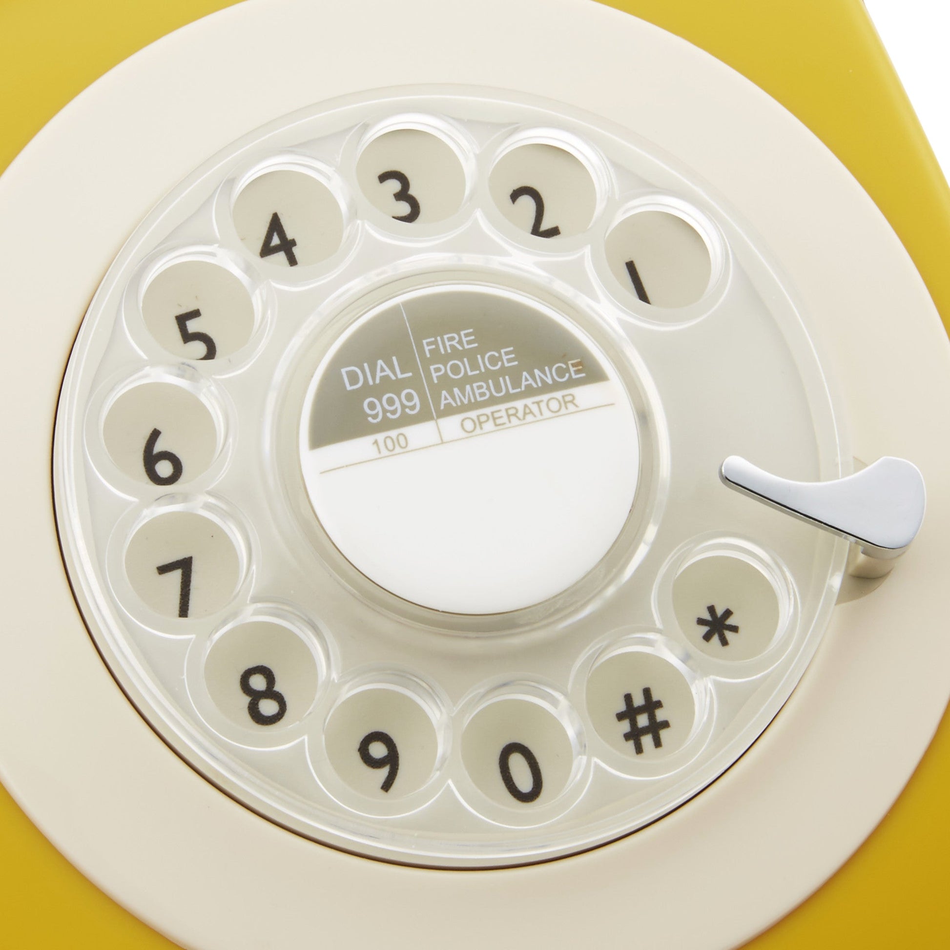 GPO RETRO GPO 746 ROTARY TELEPHONE - MUSTARD | Auzzi Store