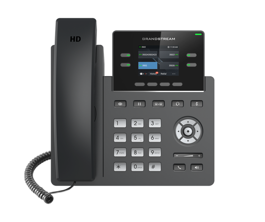 GRANDSTREAM GRP2612 4 Line IP Phone, 2 SIP Accounts, 320x240 Colour Screen, HD Audio | Auzzi Store