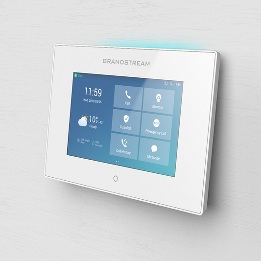 GRANDSTREAM GSC3570 HD Intercom and Facility Control Station, 7-inch touch screen LCD and full duplex 2-way HD audio | Auzzi Store