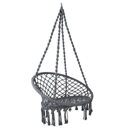 Gardeon Hammock Swing Chair - Grey | Auzzi Store