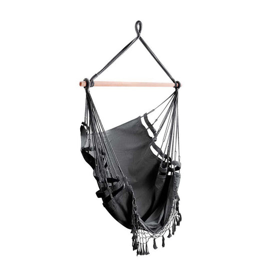 Gardeon Hammock Swing Chair - Grey | Auzzi Store