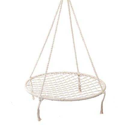 Gardeon Kids Swing Hammock Chair 100cm - Cream | Auzzi Store