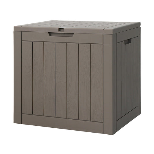 Gardeon Outdoor Storage Box 118L Container Lockable Indoor Garden Toy Tool Shed Grey | Auzzi Store
