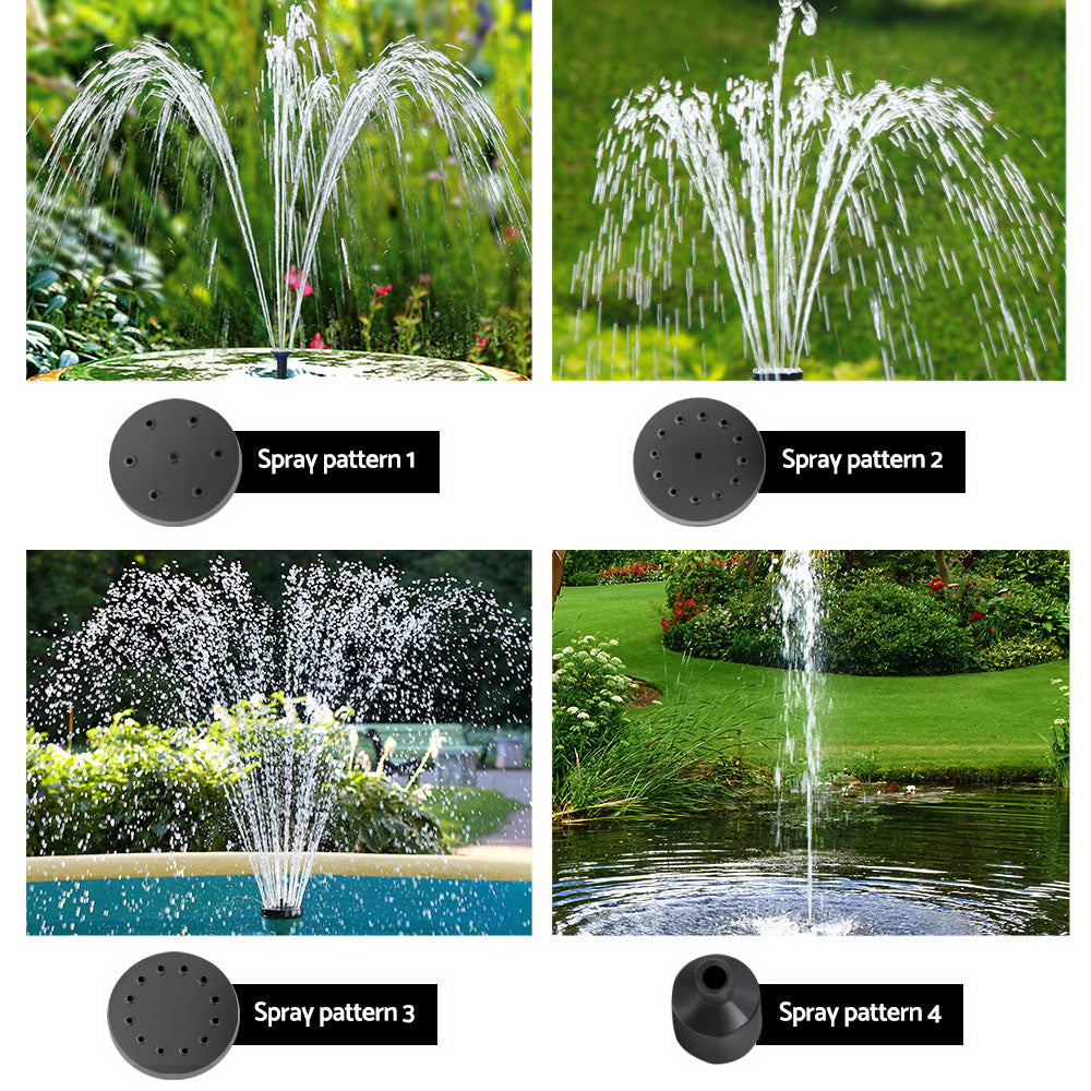 Gardeon Solar Pond Pump Water Fountain Outdoor Powered Submersible Filter 4FT | Auzzi Store