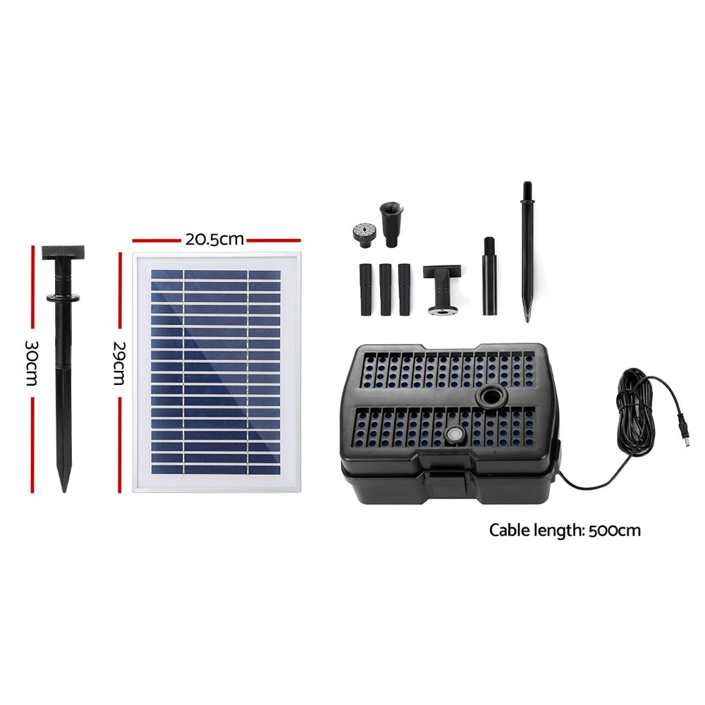 Gardeon Solar Pond Pump with Eco Filter Box Water Fountain Kit 4.6FT | Auzzi Store