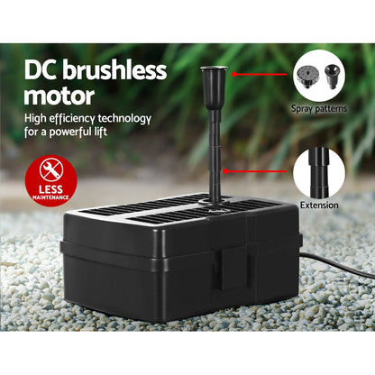 Gardeon Solar Pond Pump with Eco Filter Box Water Fountain Kit 5FT | Auzzi Store