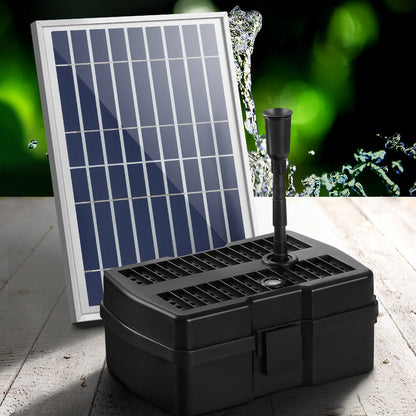 Gardeon Solar Pond Pump with Eco Filter Box Water Fountain Kit 5FT | Auzzi Store