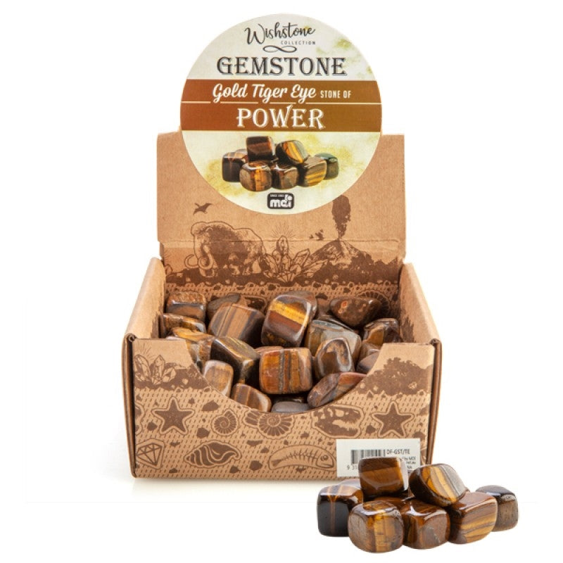 Gemstone Tumbled Gold Tiger Eye | Auzzi Store
