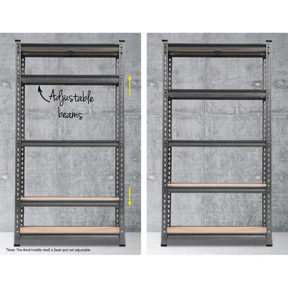 Giantz 1.5M Metal Steel Warehouse Shelving Racking Garage Storage Shelves Racks | Auzzi Store