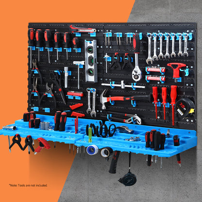 Giantz 108 Storage Bin Rack Wall Mounted Tools Organiser Peg Wall Bench Garage | Auzzi Store