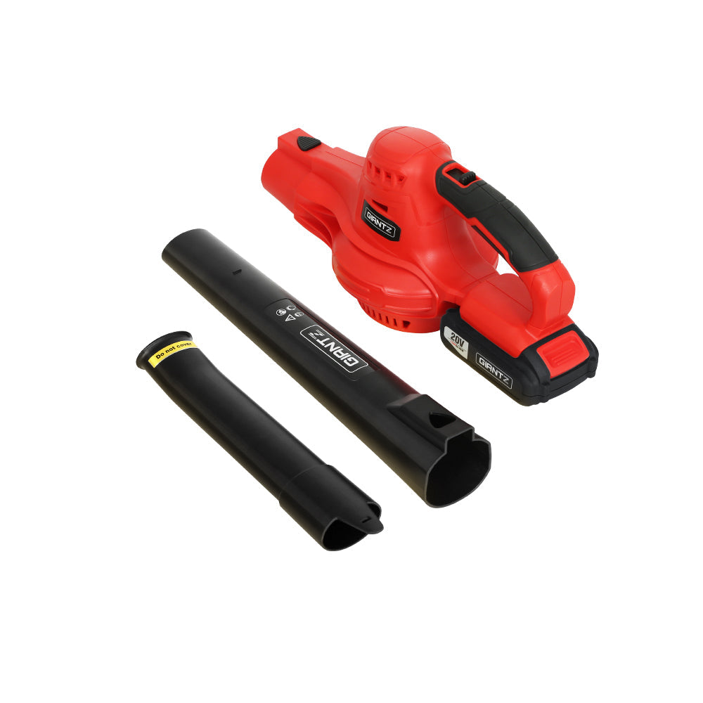 Giantz 20V Cordless Leaf Blower Garden Lithium Electric Battery Nozzles 2-Speed | Auzzi Store