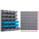 Giantz 44 Storage Bin Rack Wall Mounted Peg Board – view 2