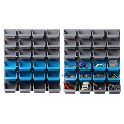 Giantz 48 Bin Wall Mounted Rack Storage Organiser | Auzzi Store