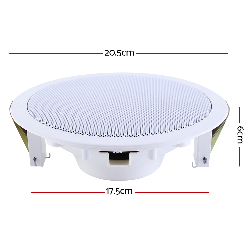 Giantz 6 Inch Ceiling Speakers In Wall Speaker Home Audio Stereos Tweeter 4pcs | Auzzi Store