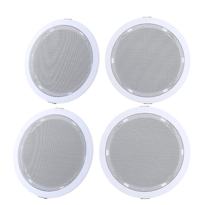 Giantz 6 Inch Ceiling Speakers In Wall Speaker Home Audio Stereos Tweeter 4pcs | Auzzi Store