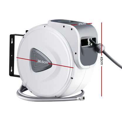 Giantz Air Hose Reel 10m Retractable Rewind Swivel Wall Mount Compressor Garage | Auzzi Store